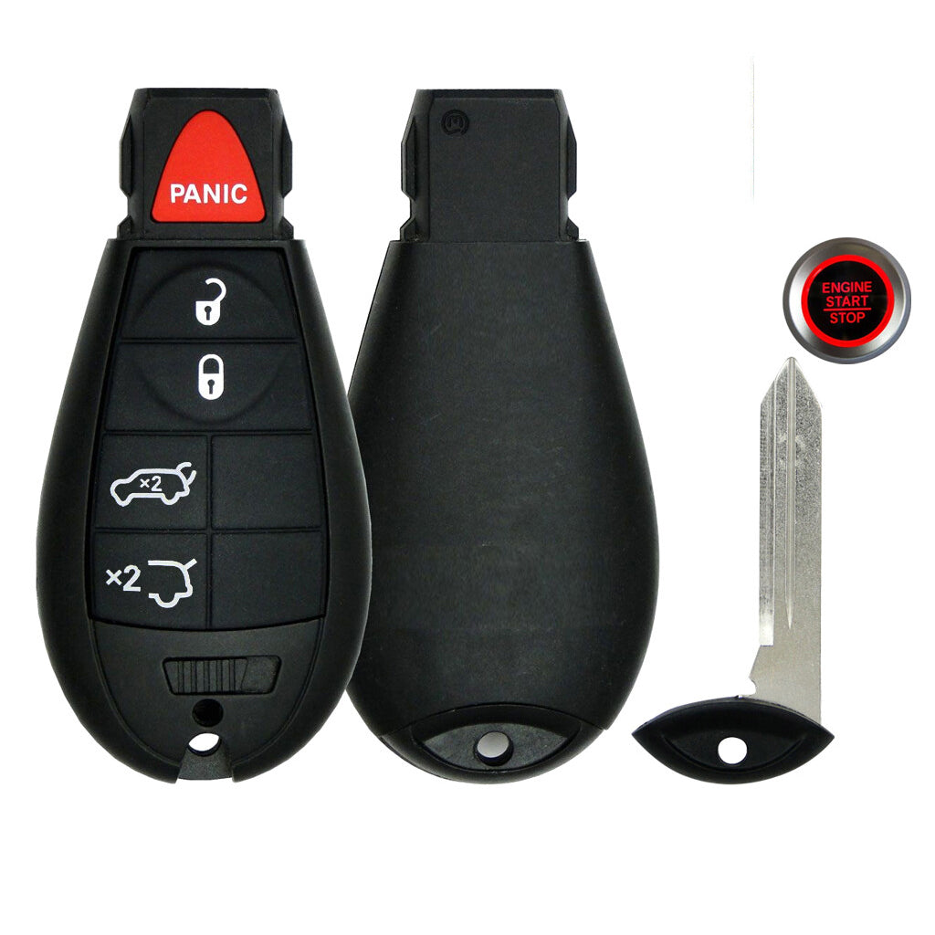 Key Fob / Remote Transmitter Fobik for Select Jeep Vehicles