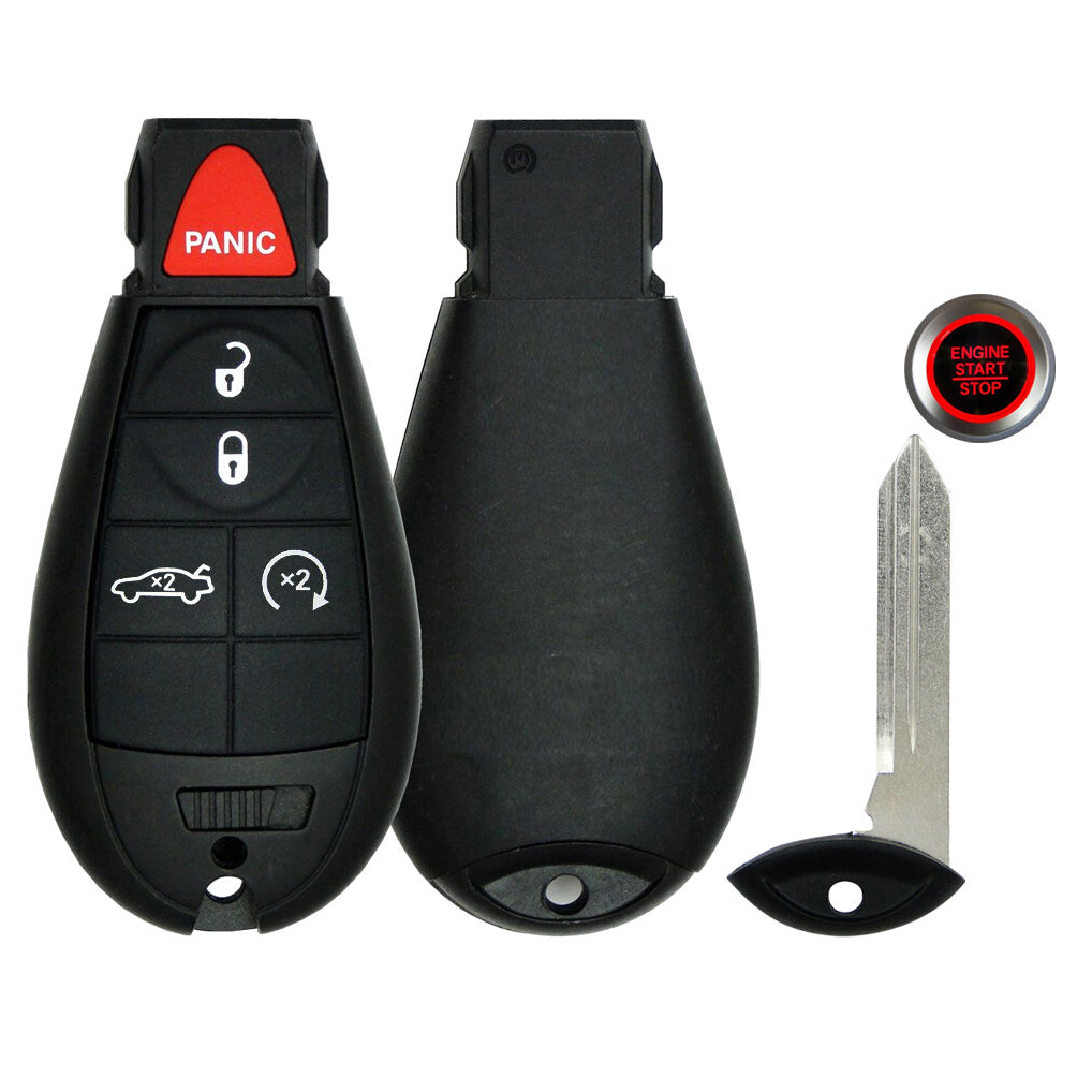 Key Fob / Remote Transmitter Fobik for Select Chrysler Dodge Vehicles