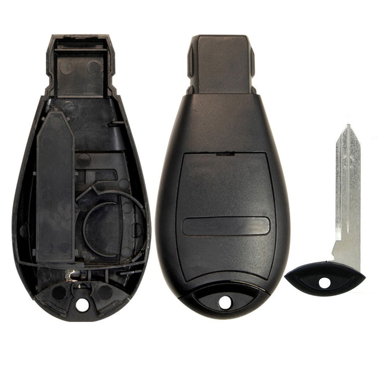 Key Fob / Remote Transmitter Fobik Shell - Case for Select Chrysler Dodge Jeep Volkswagen Vehicles