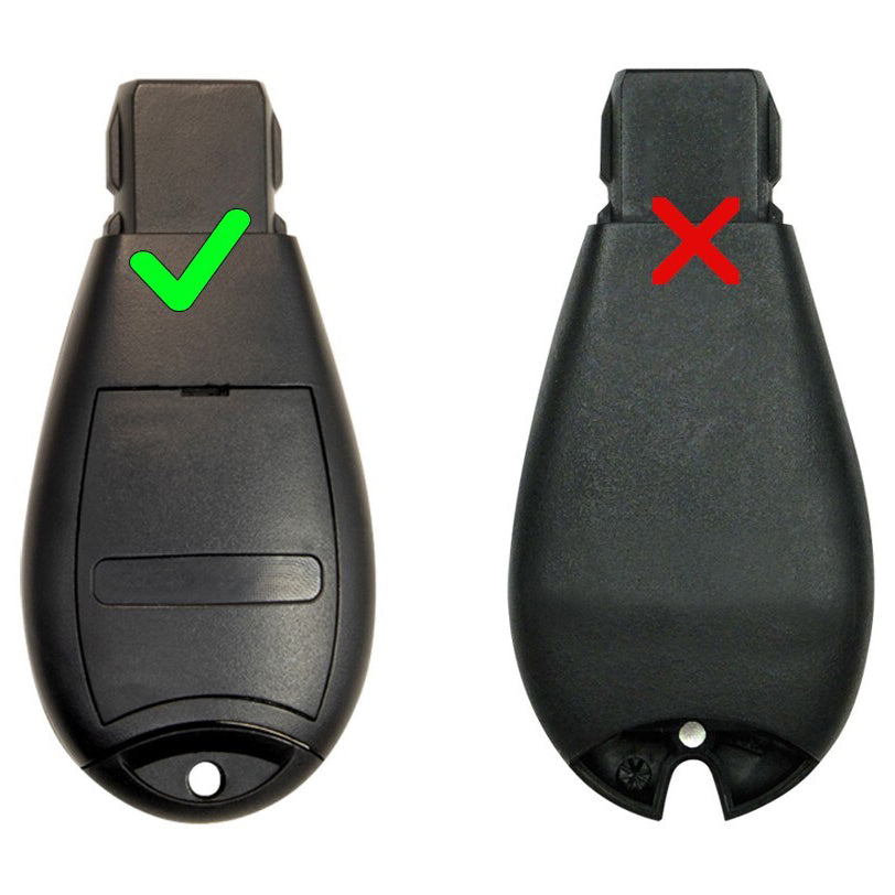 Key Fob / Remote Transmitter Fobik Shell - Case for Select Chrysler Dodge Jeep Volkswagen Vehicles