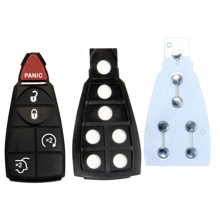 Key Fob / Remote Transmitter Fobik Shell - Case for Select Jeep Vehicles