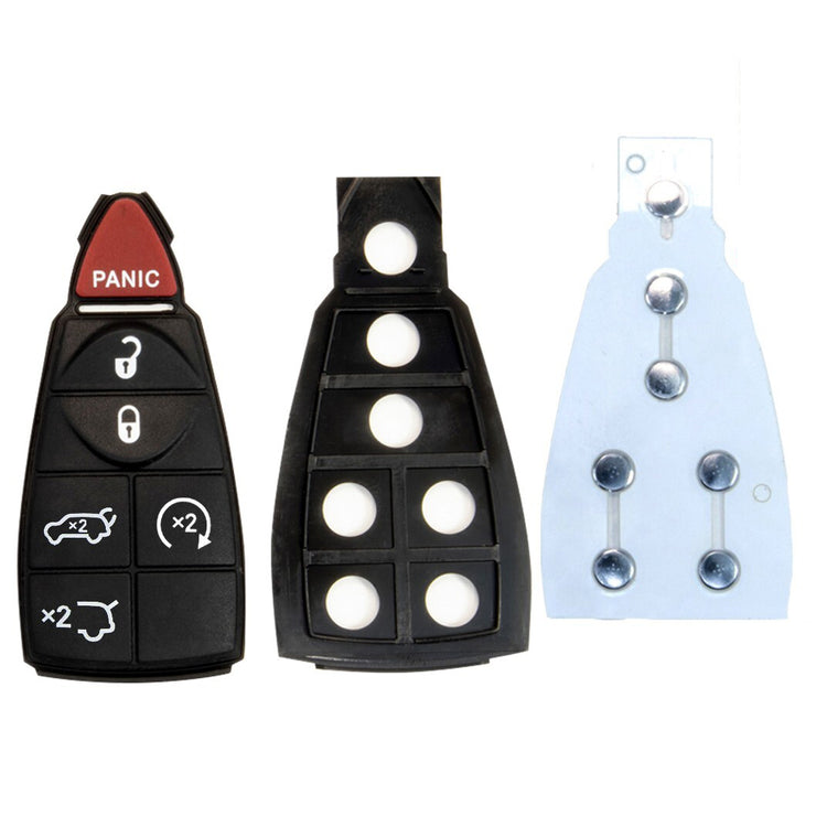 Key Fob / Remote Transmitter Fobik Shell - Case for Select Jeep Vehicles