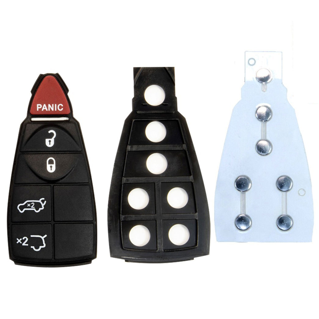 Key Fob / Remote Transmitter Fobik Shell - Case for Select Jeep Vehicles