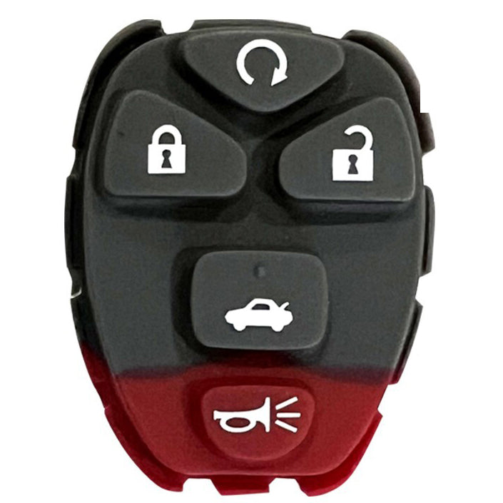 Key Fob / Remote Transmitter Rubber Buttons for Select Buick Chevrolet Pontiac Saturn Vehicles