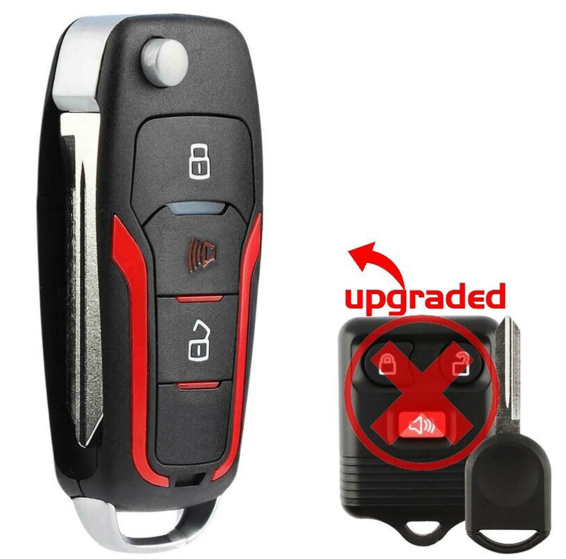 2005 Lincoln LS Replacement Key Fob Remote