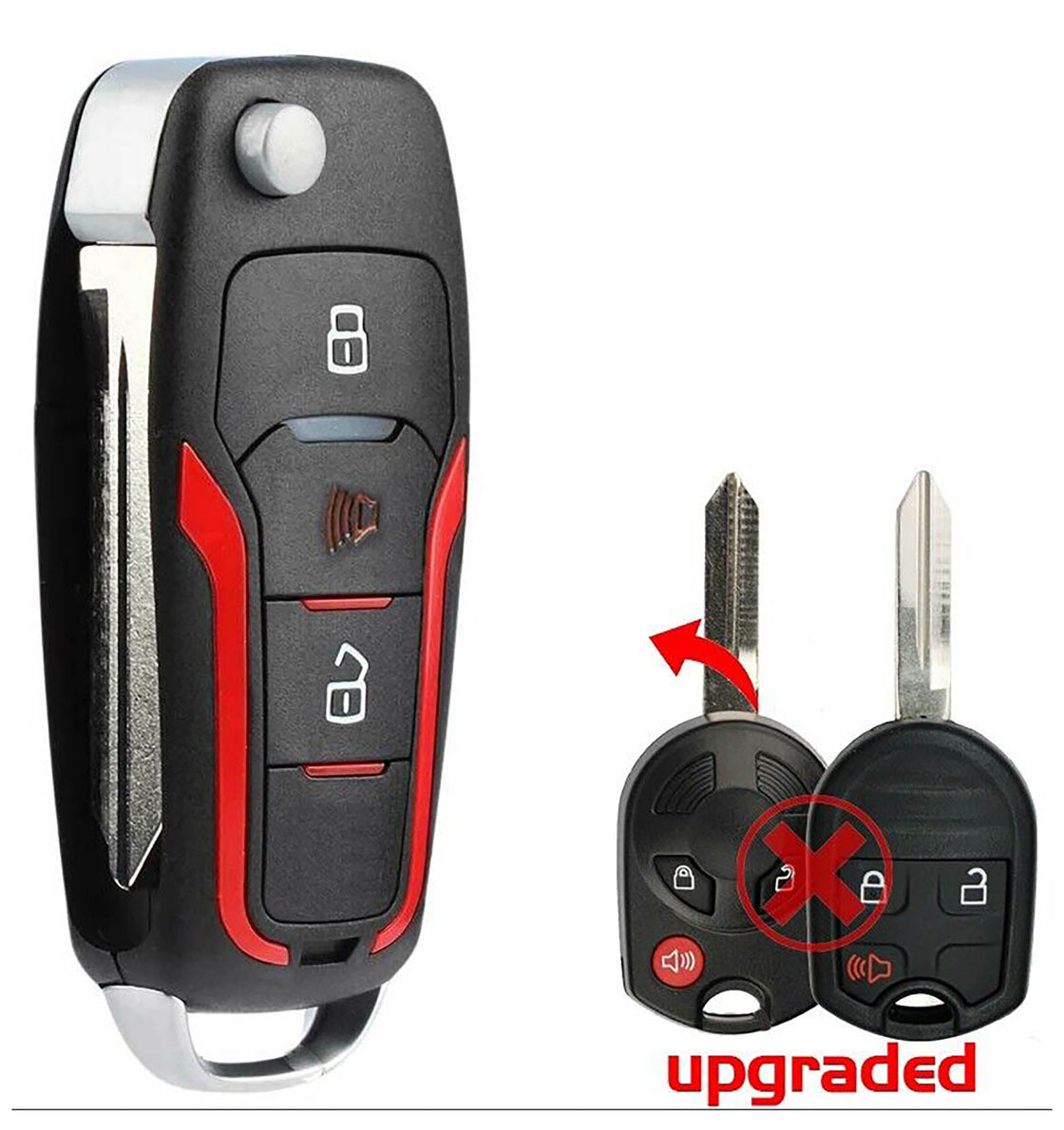 2007 Ford Edge Replacement Key Fob Remote