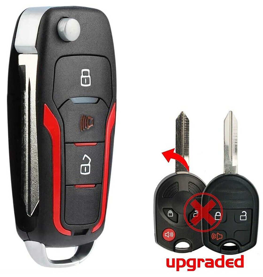 2011 Ford F-550 Super Duty Replacement Key Fob Remote
