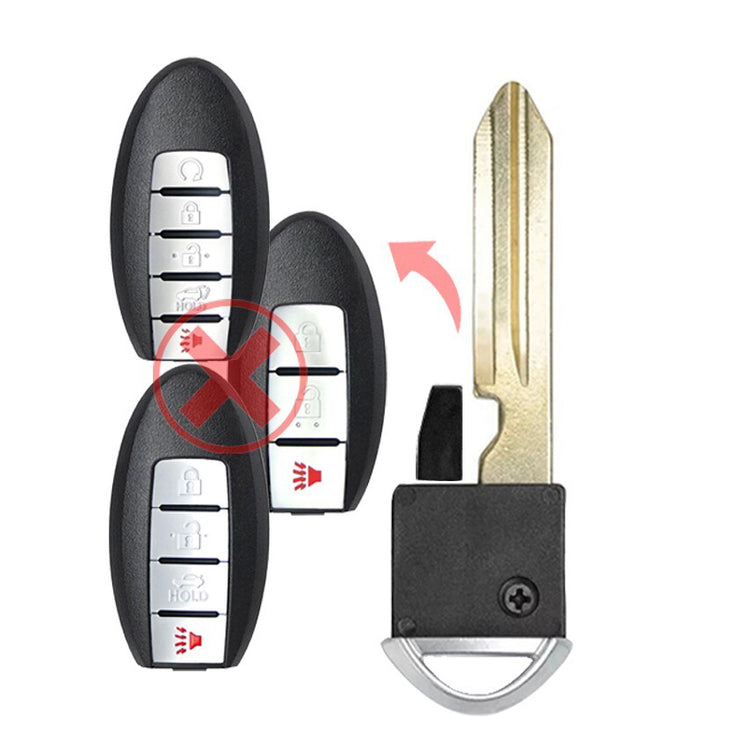Emergency Insert Key for Select Infiniti Nissan Vehicles