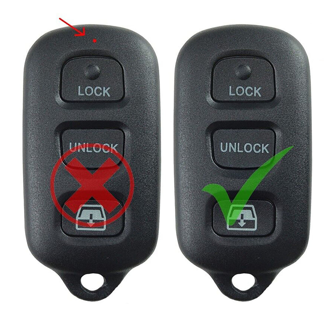 2005 Toyota Sequoia Replacement Key Fob Remote