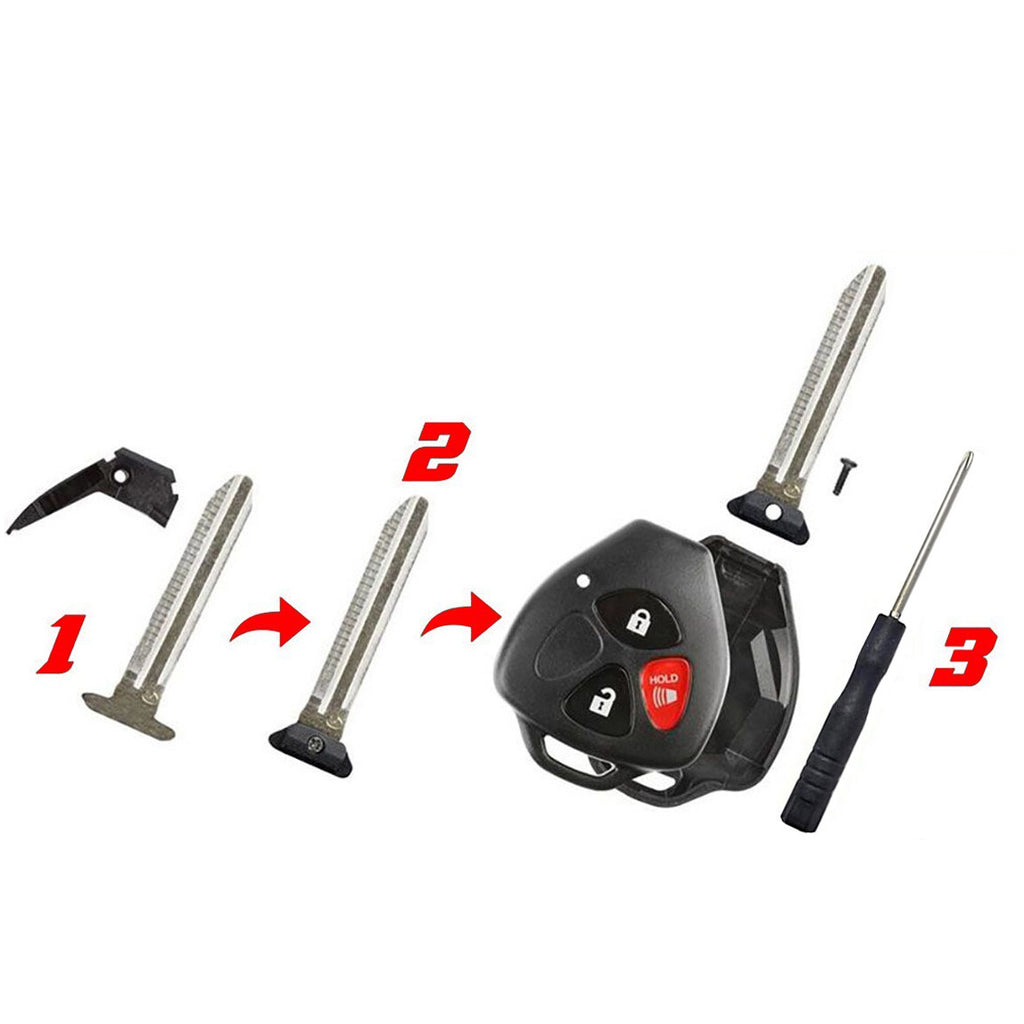 Key Fob / Remote Transmitter Shell - Case for Select Scion Toyota Vehicles