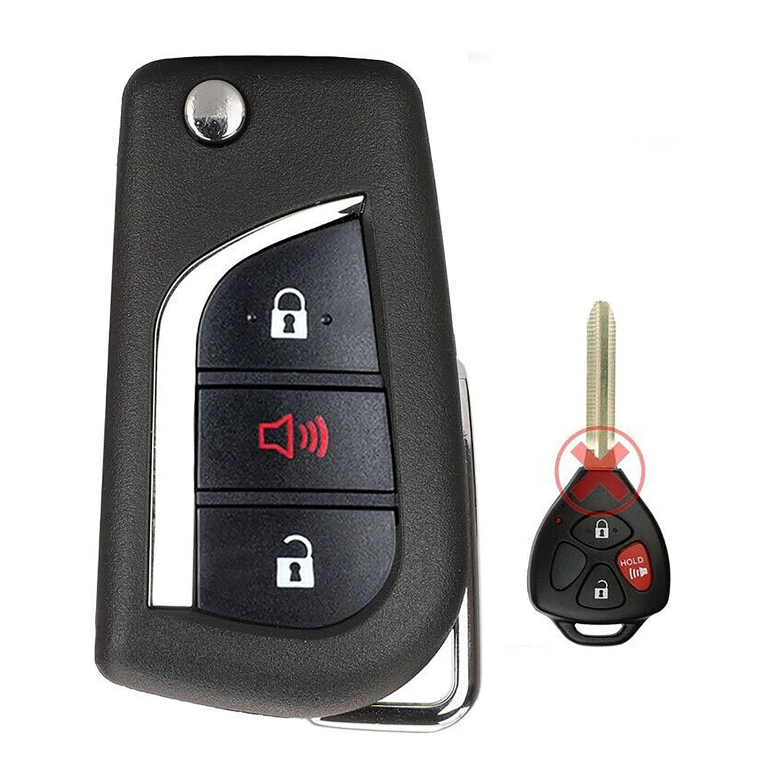 2017 Toyota Yaris Replacement Key Fob Remote