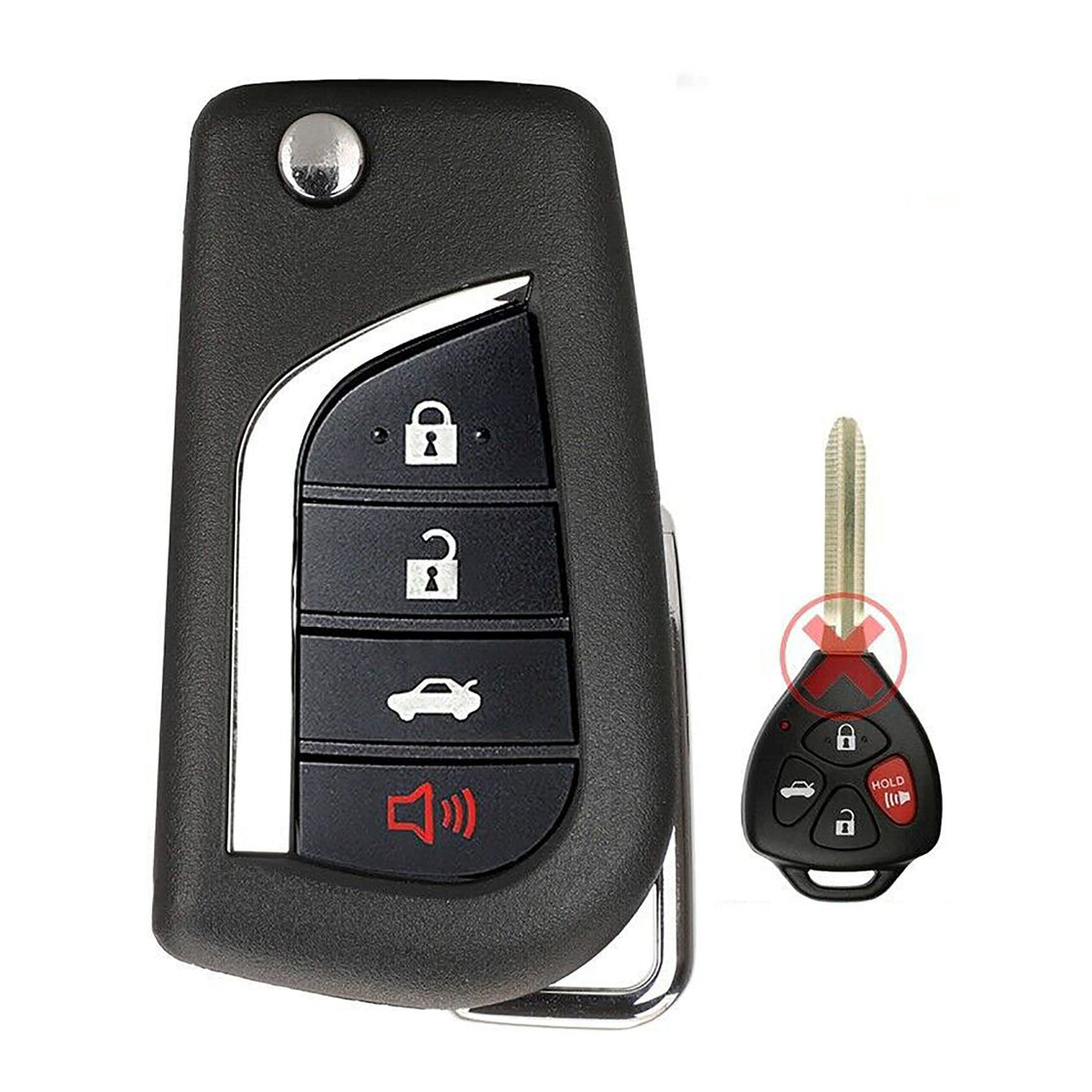 2010 Toyota Corolla Replacement Key Fob Remote