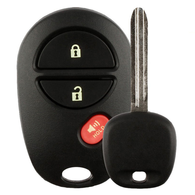 Transponder Key and Remote Transmitter for Select Toyota Vehicles