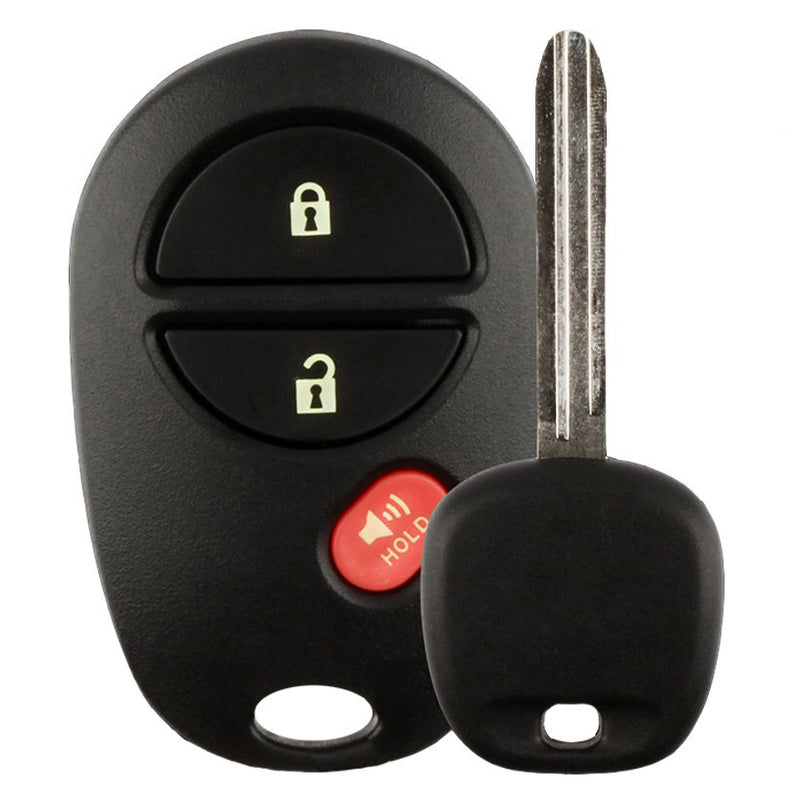 Transponder Key and Remote Transmitter for Select Toyota Vehicles