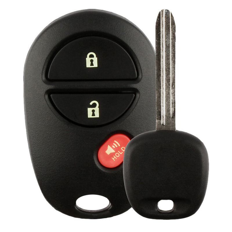Transponder Key and Remote Transmitter for Select Toyota Vehicles