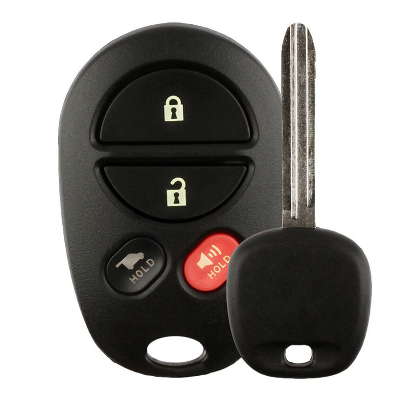 Transponder Key and Remote Transmitter for Select Toyota Vehicles