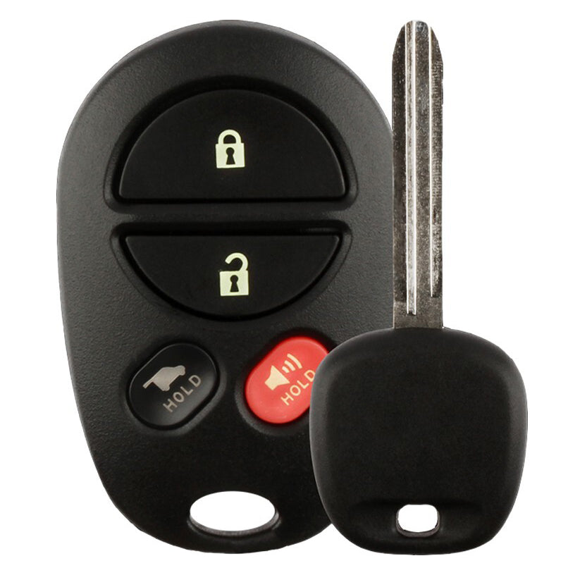 Transponder Key and Remote Transmitter for Select Toyota Vehicles