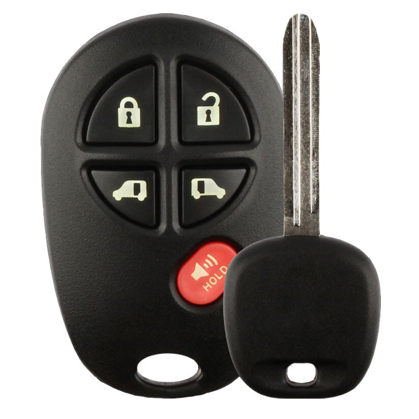 Transponder Key and Remote Transmitter for Select Toyota Vehicles