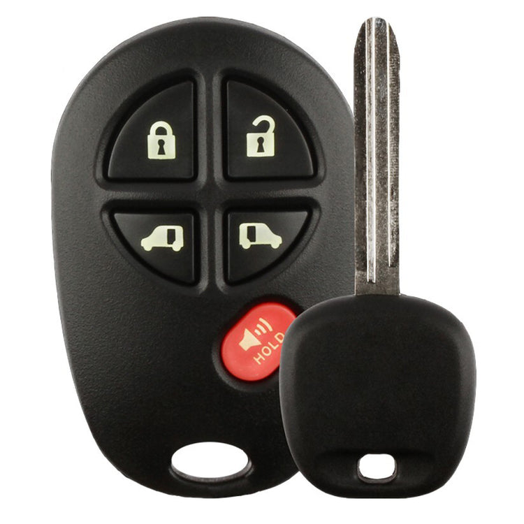 Transponder Key and Remote Transmitter for Select Toyota Vehicles