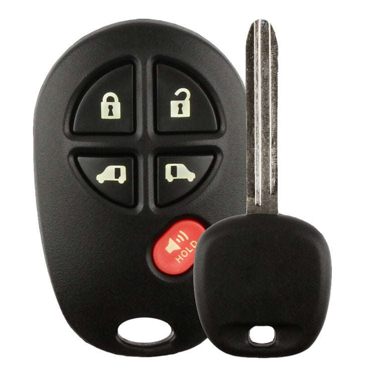 Transponder Key and Remote Transmitter for Select Toyota Vehicles