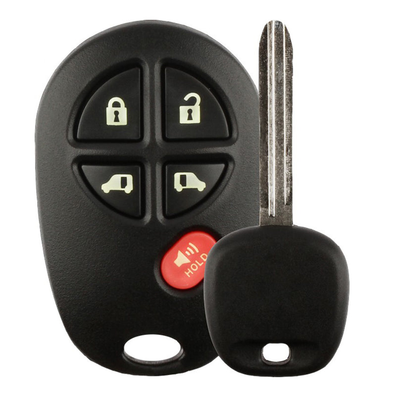 Transponder Key and Remote Transmitter for Select Toyota Vehicles