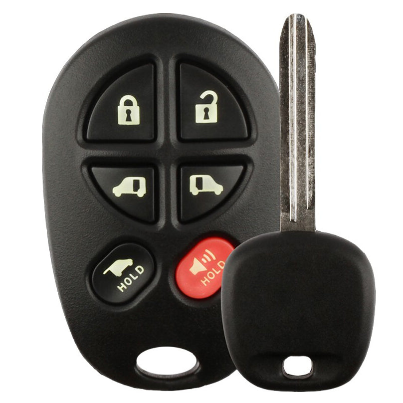 Transponder Key and Remote Transmitter for Select Toyota Vehicles