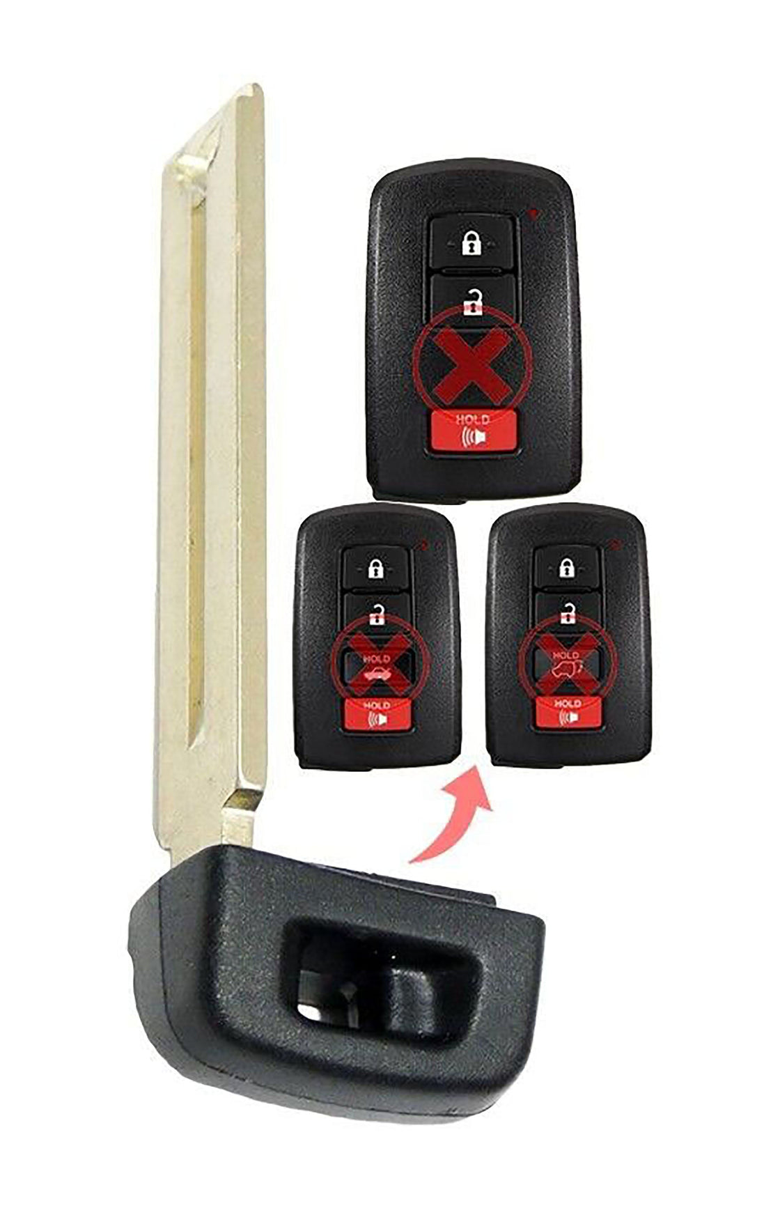 2017 Toyota RAV4 Replacement Uncut Insert Key Blade