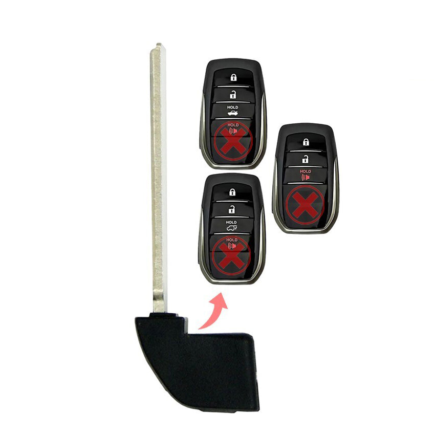 Emergency Insert Key for Select Toyota Vehicles