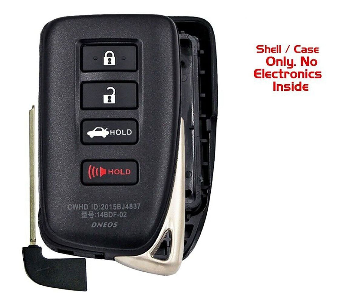 2018 Lexus RC F Key fob Remote SHELL / CASE - (No Electronics or Chip Inside)