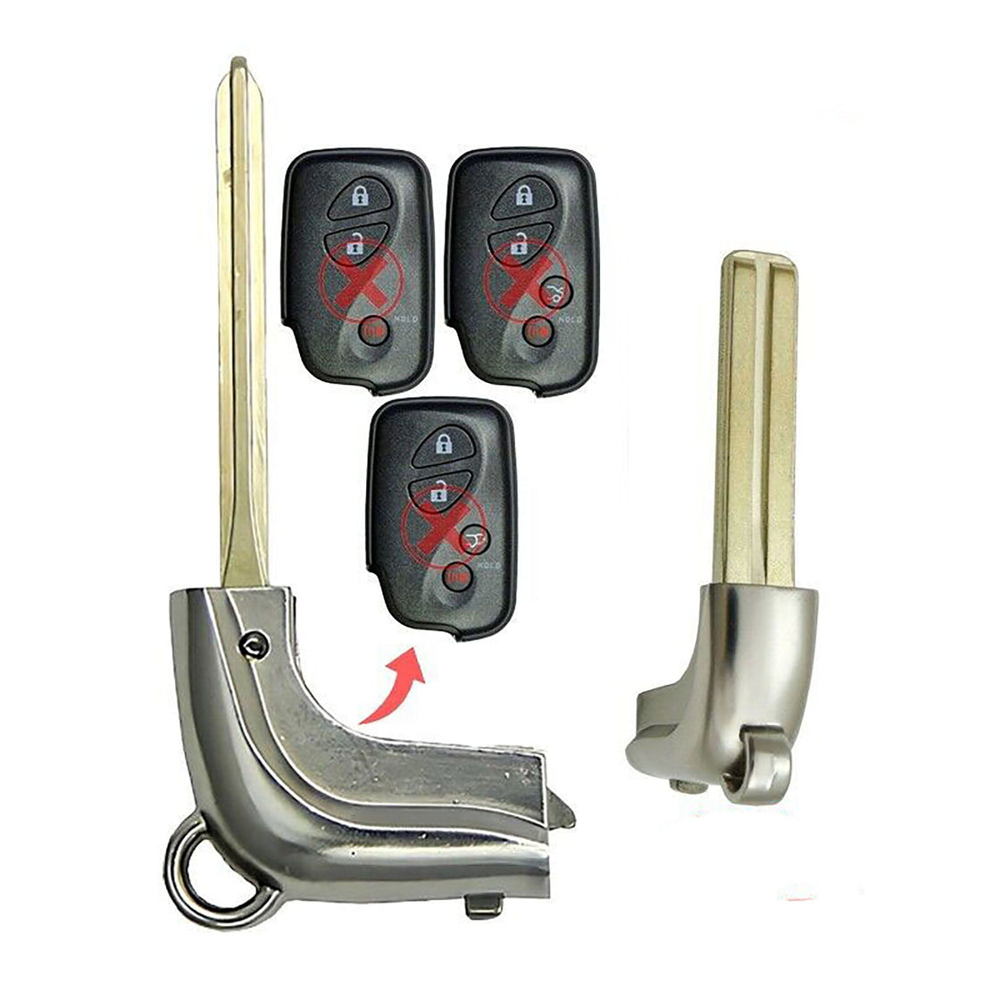 2007 Lexus LS460 Replacement Uncut Insert Key Blade
