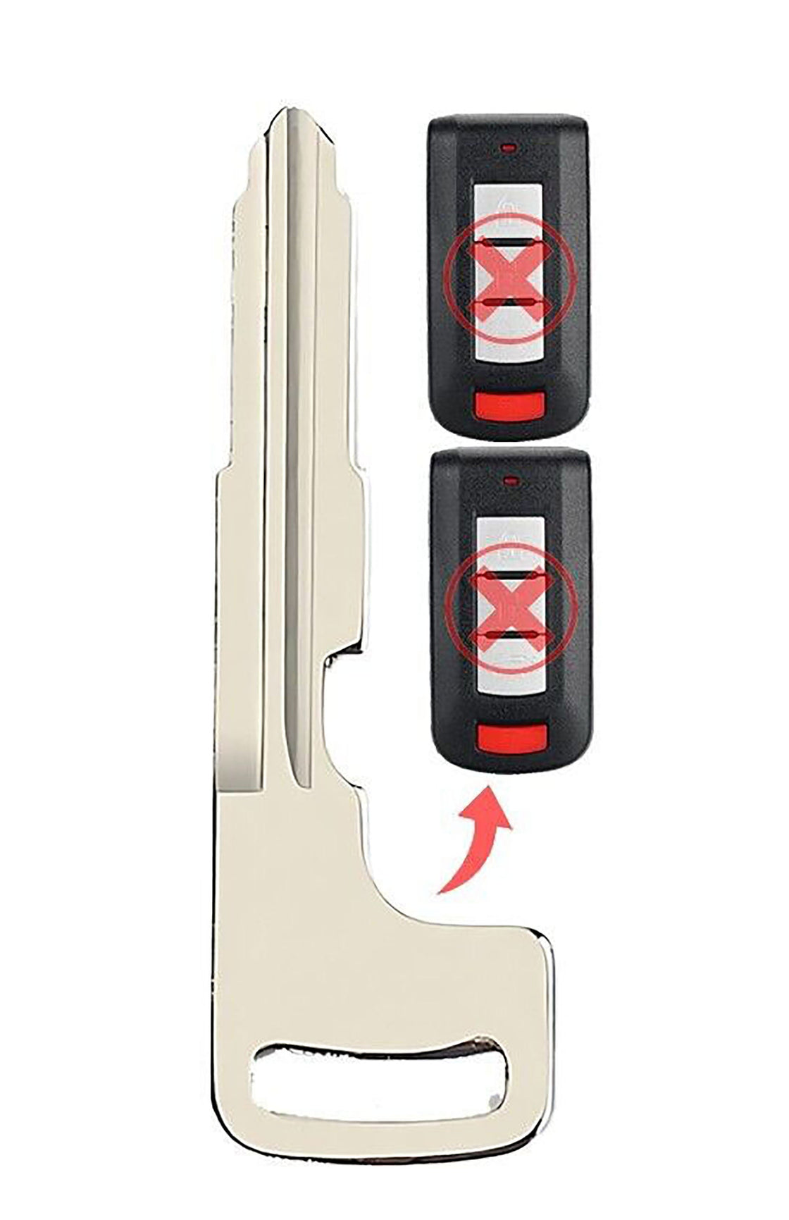 2016 Mitsubishi Outlander Replacement Uncut Insert Key Blade