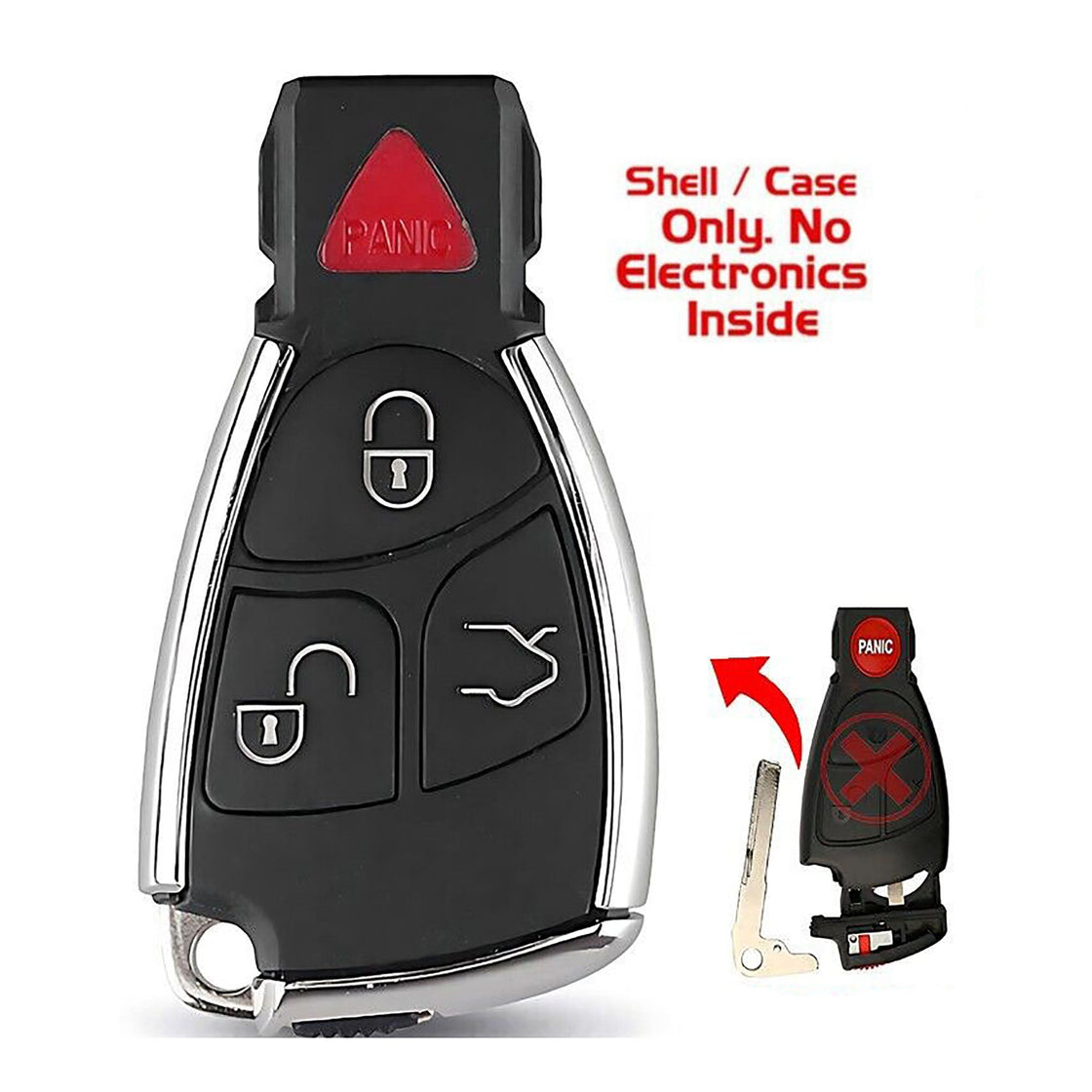 2005 Mercedes-Benz E55 AMG Key fob Remote SHELL / CASE - (No Electronics or Chip Inside)