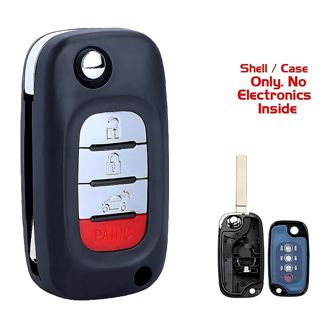 2017 Smart Forfour Key fob Remote SHELL / CASE - (No Electronics or Chip Inside)