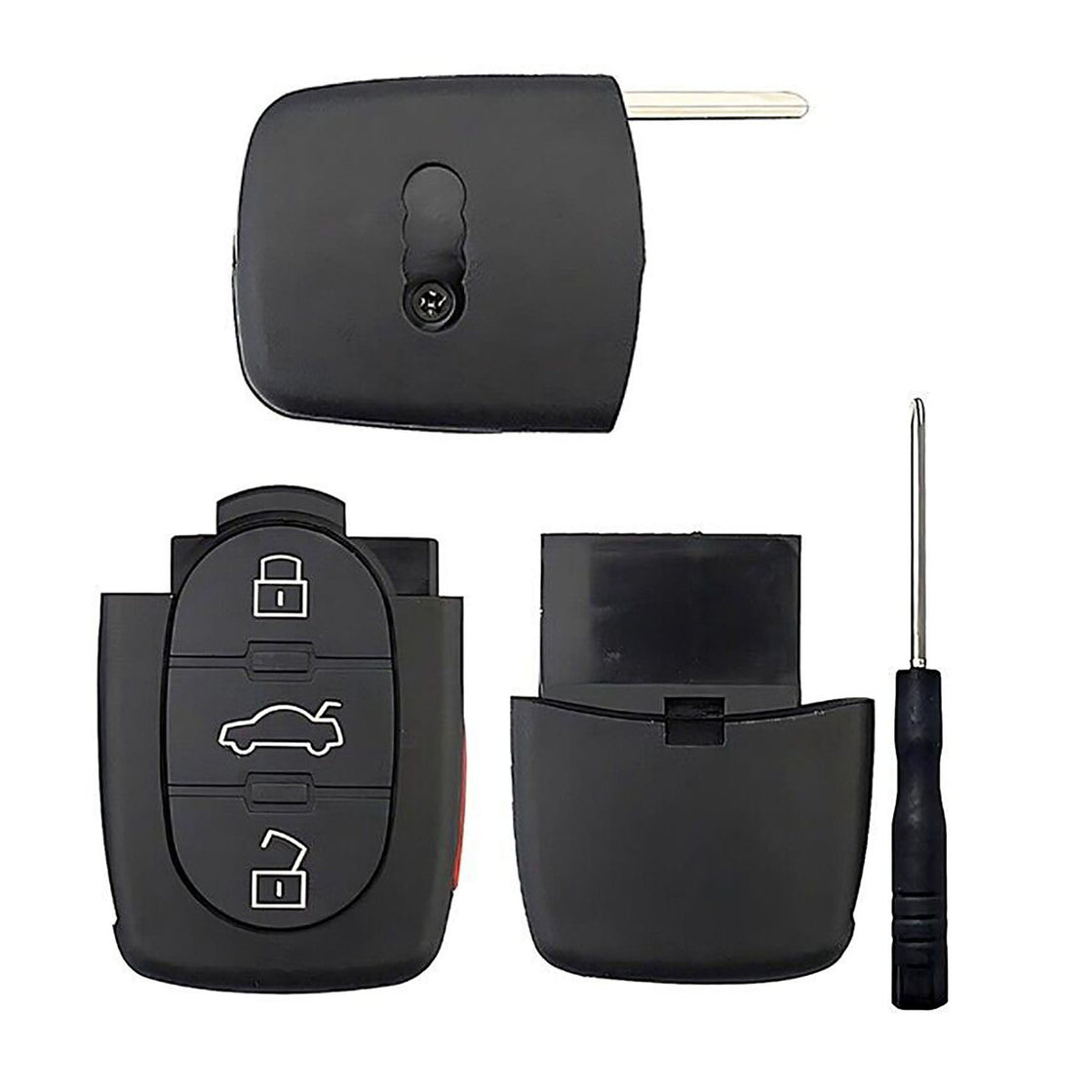 2000 Audi A8 Key fob Remote SHELL / CASE - (No Electronics or Chip Inside)