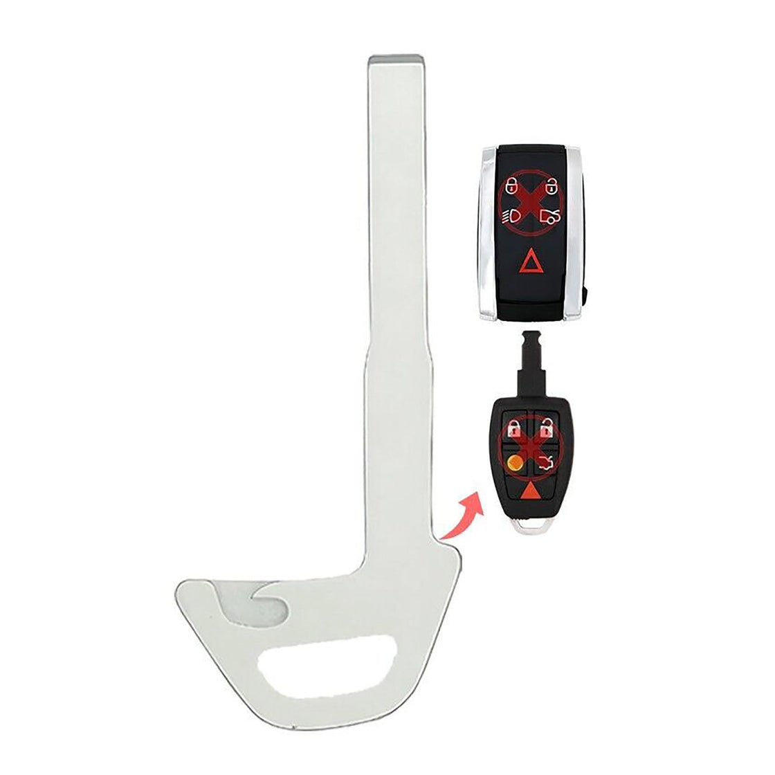 2014 Jaguar XKR Replacement Uncut Insert Key Blade