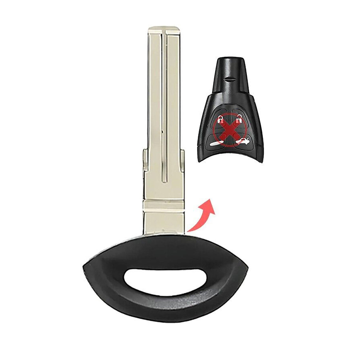 2003 Saab 45540 Replacement Uncut Insert Key Blade