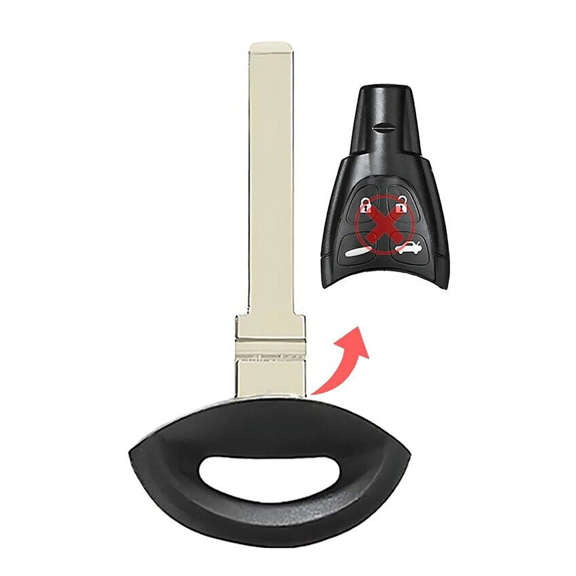 2004 Saab 45538 Replacement Uncut Insert Key Blade