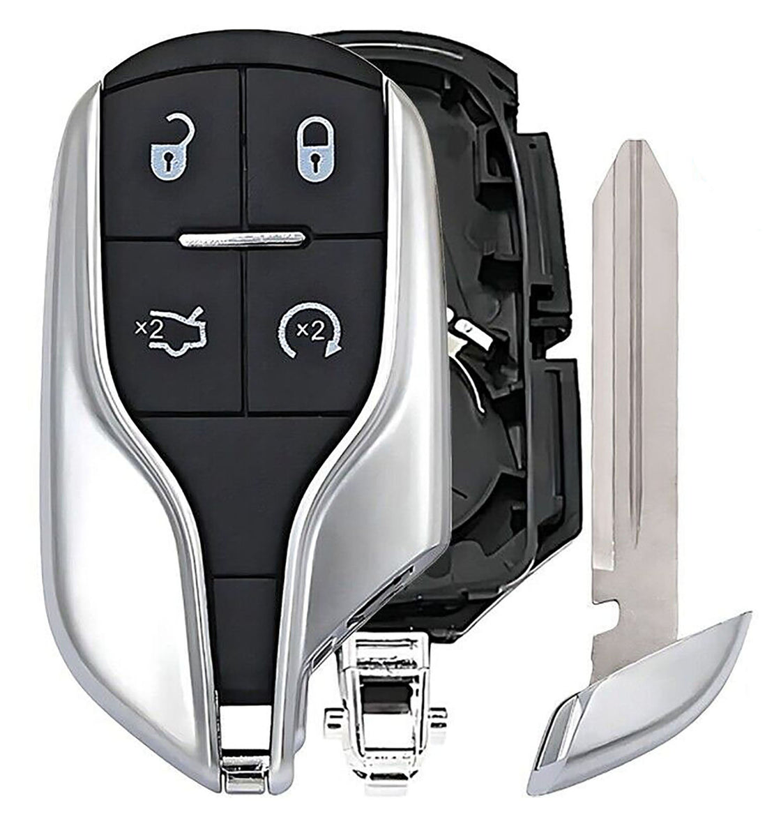 2012 Maserati Quattroporte Key fob Remote SHELL / CASE - (No Electronics or Chip Inside)