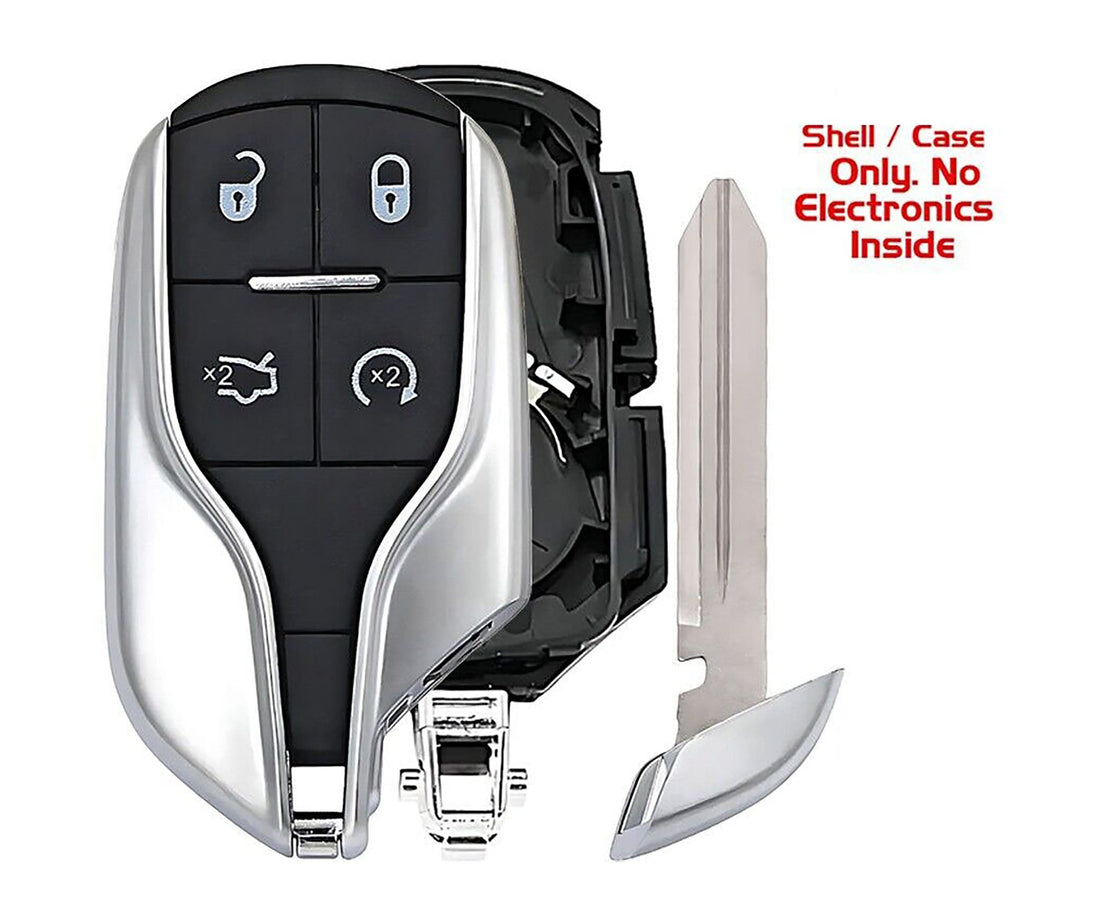 2014 Maserati Ghibli Key fob Remote SHELL / CASE - (No Electronics or Chip Inside)