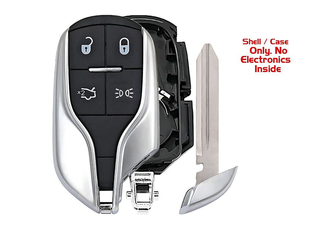 2012 Maserati Quattroporte Key fob Remote SHELL / CASE - (No Electronics or Chip Inside)