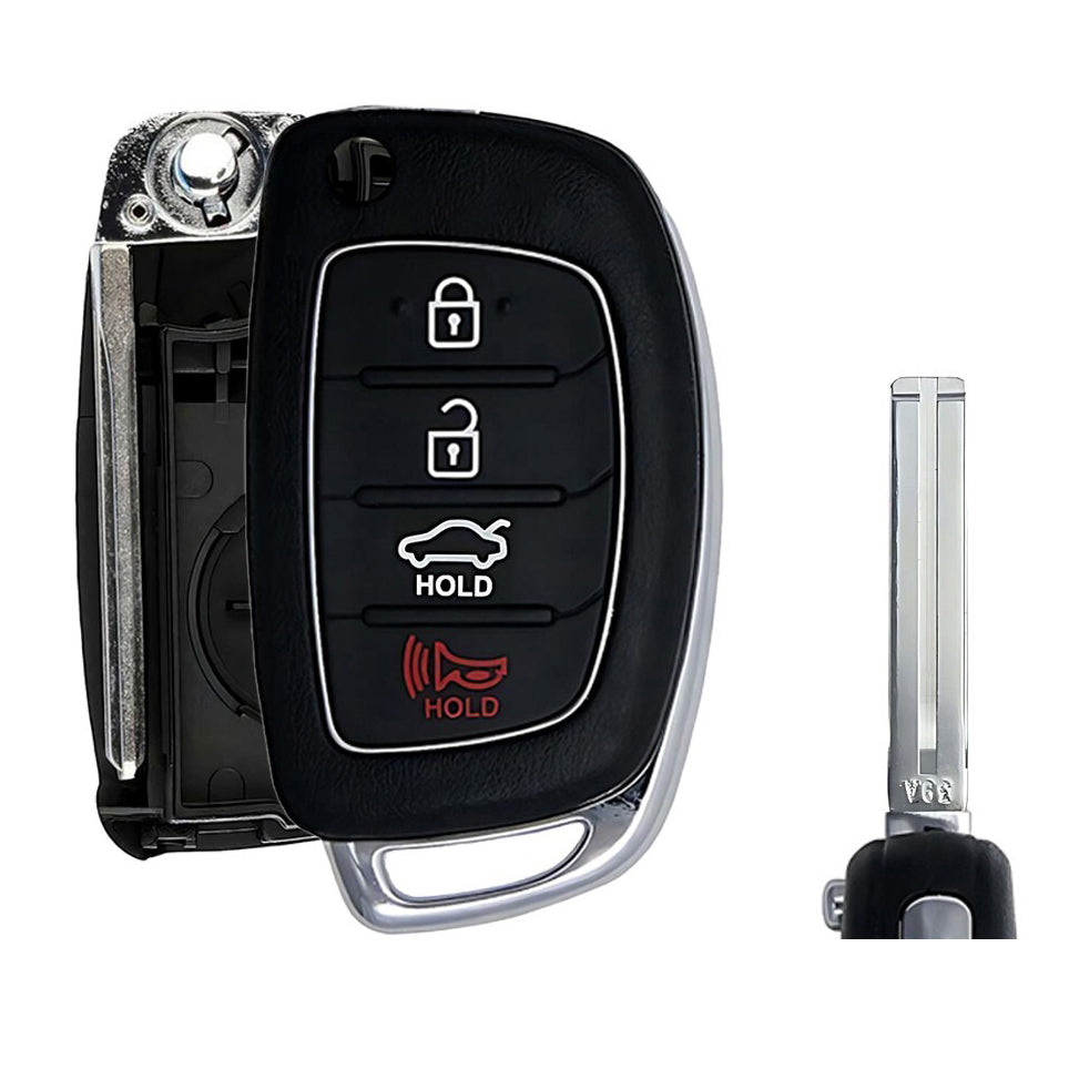 Key Fob / Remote Transmitter Shell - Case for Select Hyundai Vehicles