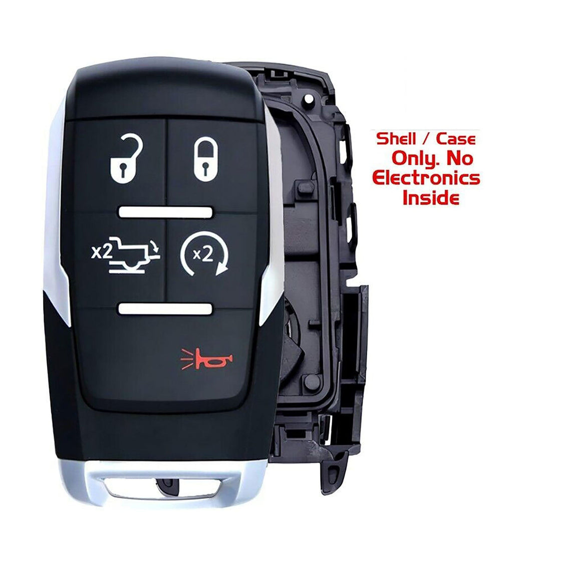 2021 Ram 3500 Key fob Remote SHELL / CASE - (No Electronics or Chip Inside)
