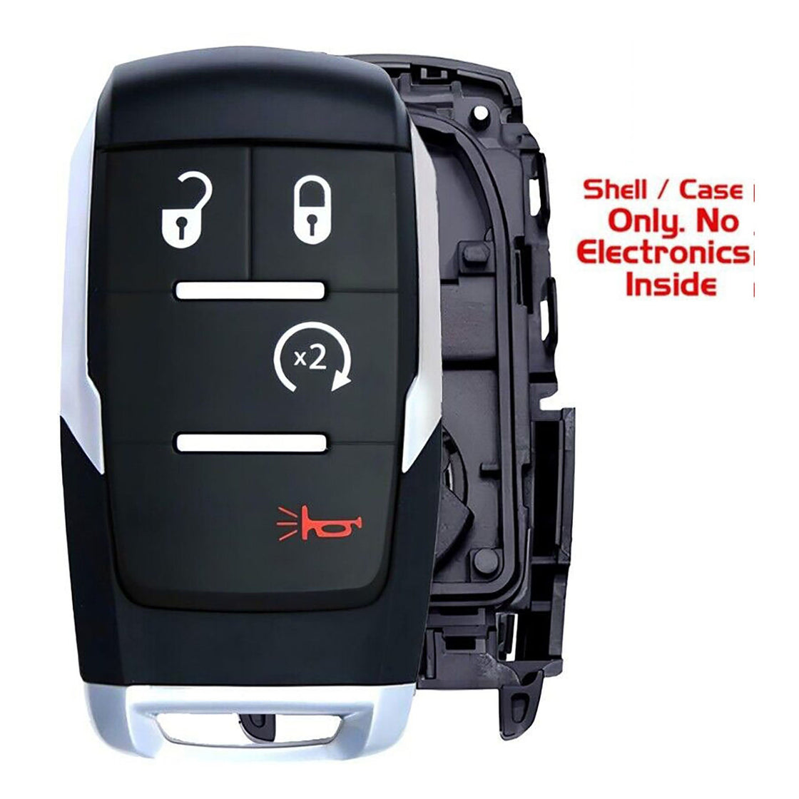 2019 Ram 3500 Key fob Remote SHELL / CASE - (No Electronics or Chip Inside)