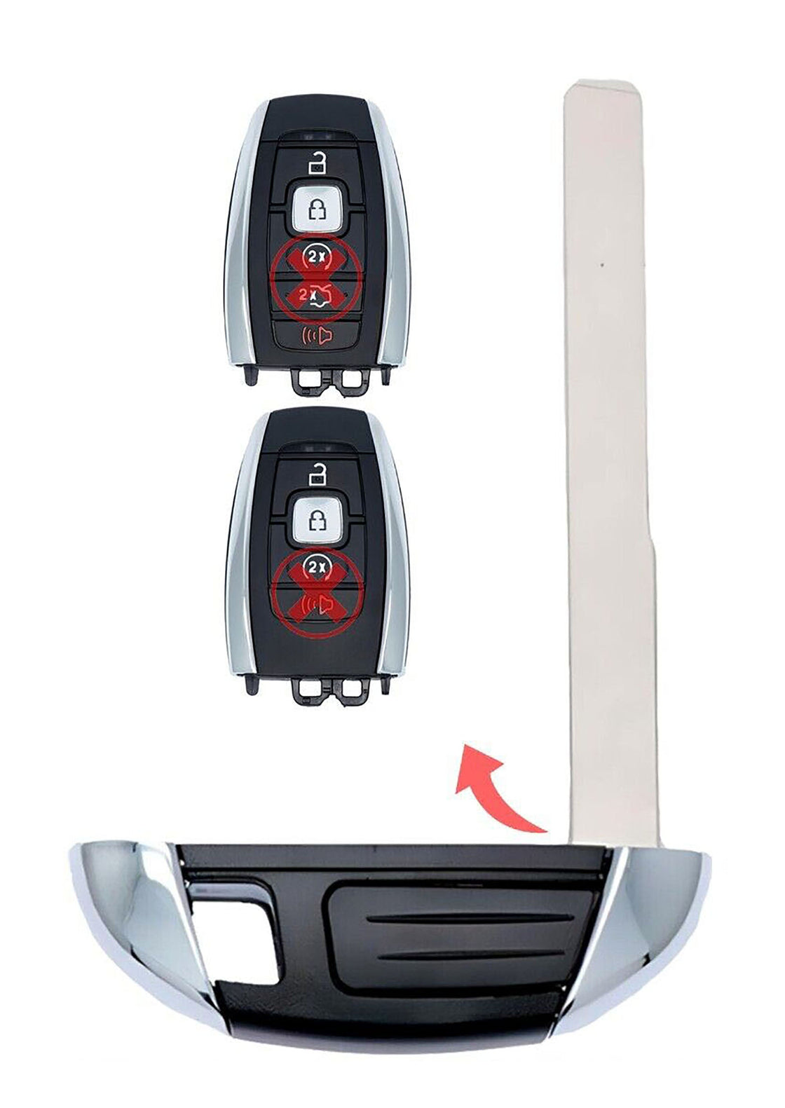 2020 Lincoln MKZ Replacement Uncut Insert Key Blade