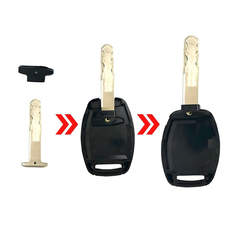 Key Fob / Remote Transmitter Shell - Case for Select Honda Vehicles