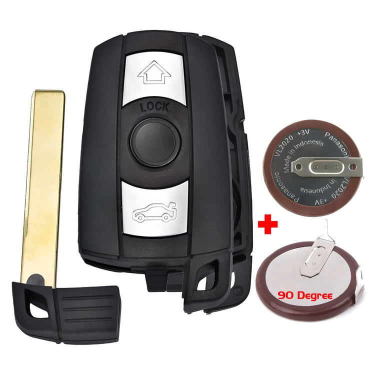 Key Fob Shell / Case and OEM Battery for Select BMW Vehicles