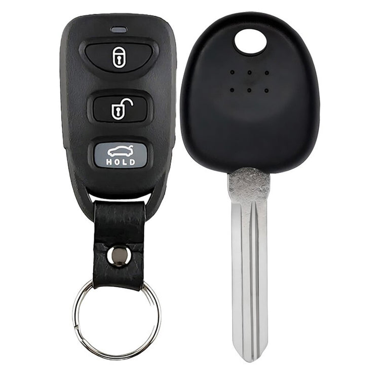 Transponder Key and Remote Transmitter for Select Hyundai Kia Vehicles
