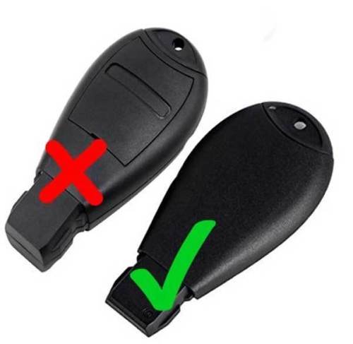 Key Fob / Remote Transmitter Fobik Shell - Case for Select Chrysler Dodge Jeep Volkswagen Vehicles