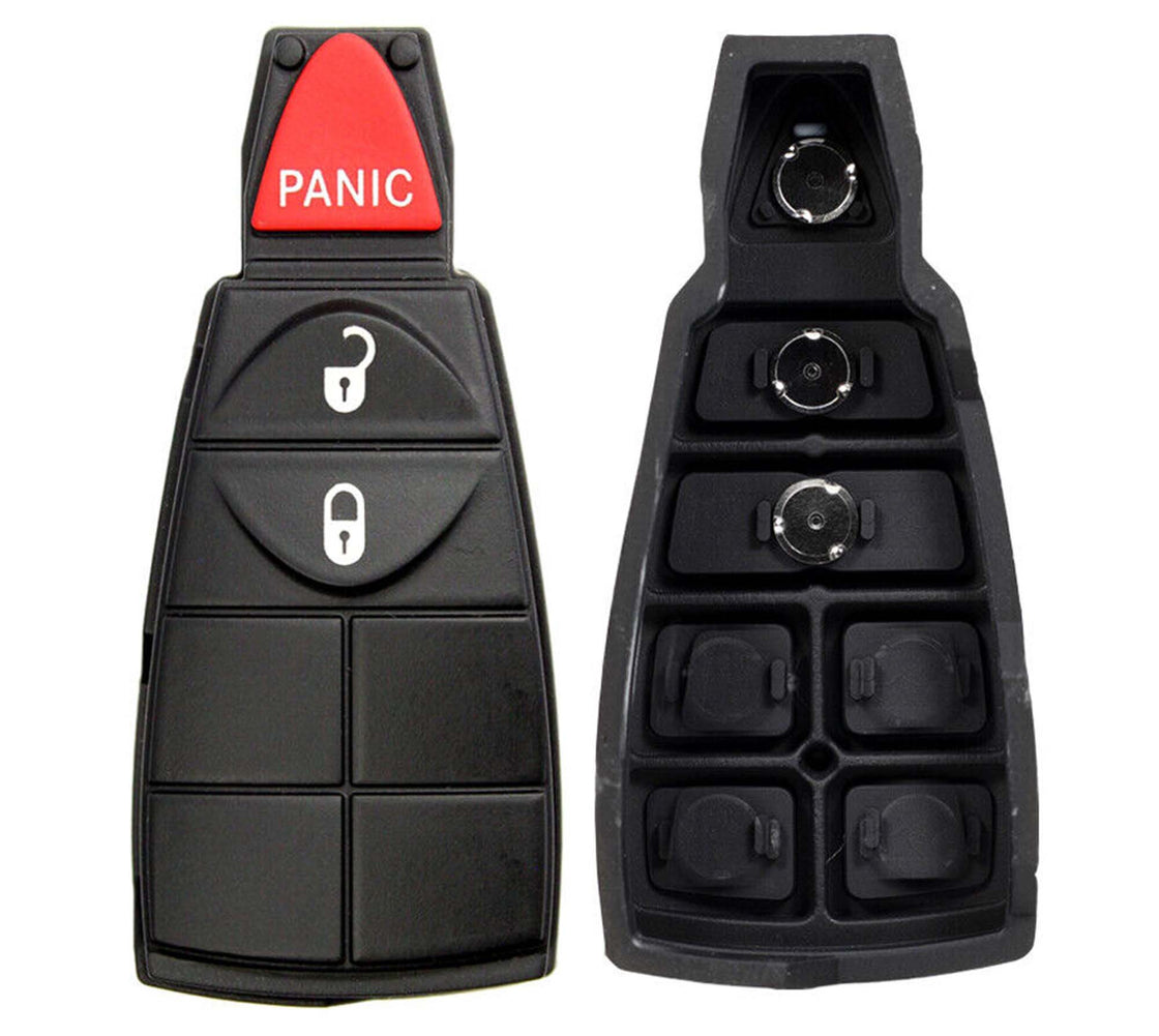2021 Ram 2500 Replacement Key Fob Remote Rubber Buttons Pad