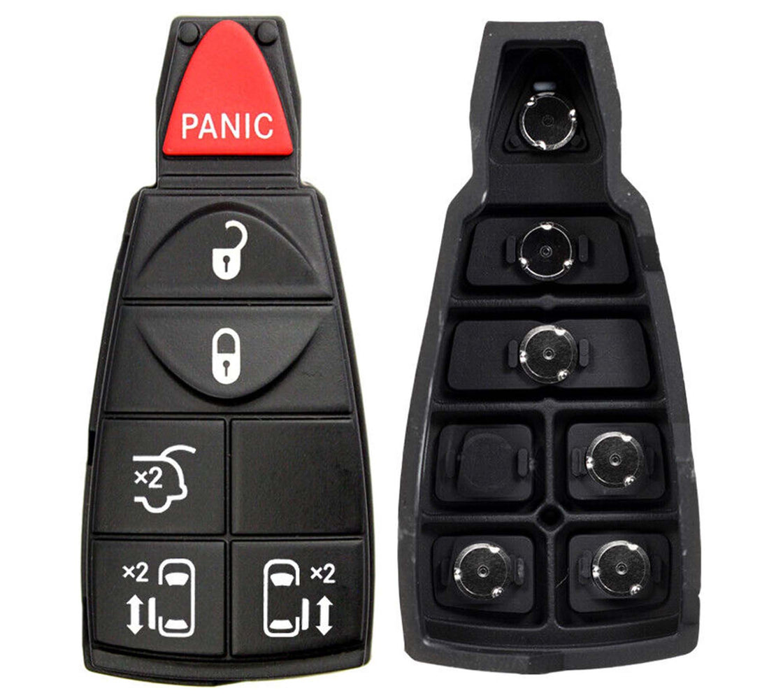 2016 Dodge Grand Caravan Replacement Key Fob Remote Rubber Buttons Pad